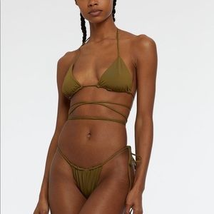 Inamorata Swim: Las Olas Top (M) & Las Olas Bottom (S)